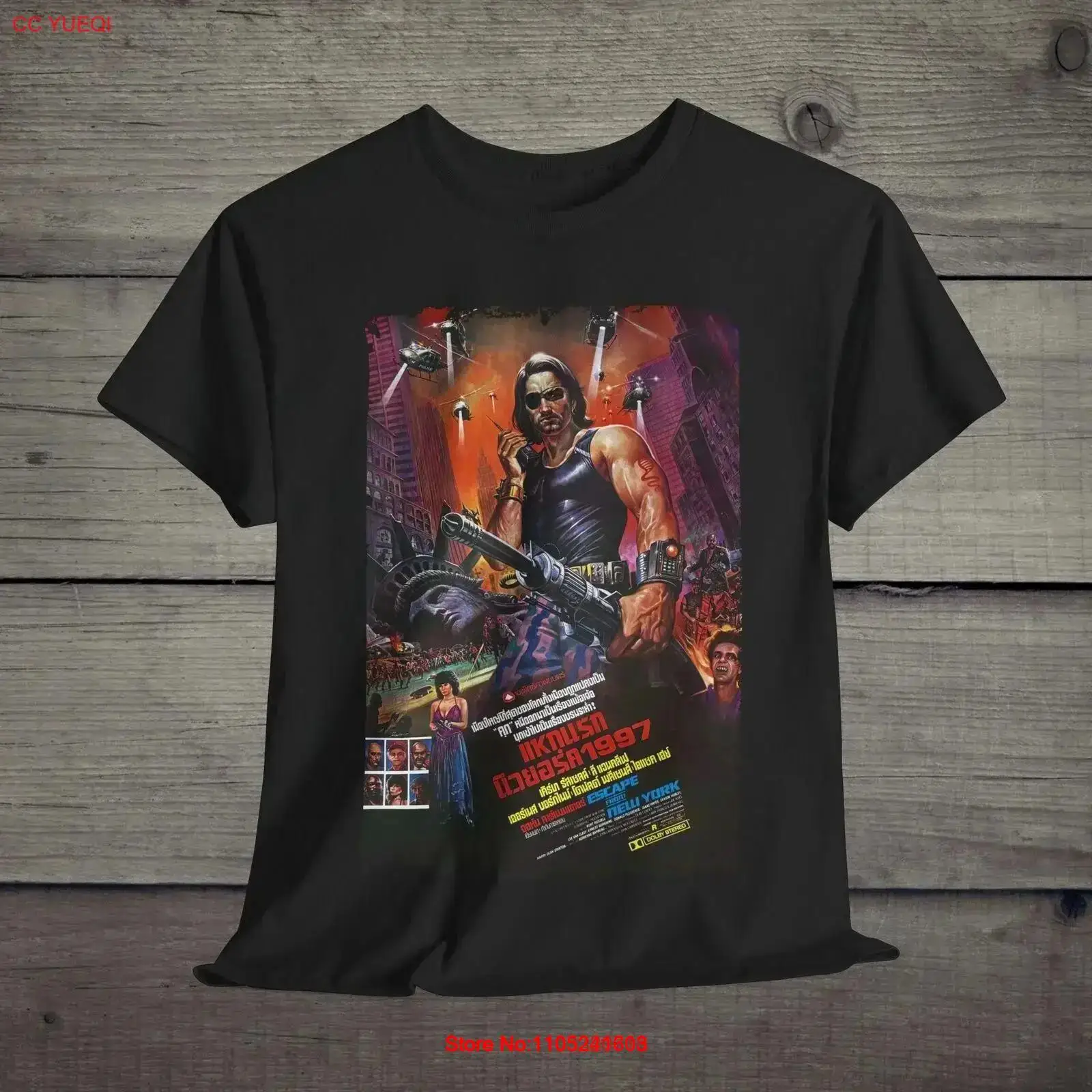 Vintage Fashion York - Kaos Retro Escape From New York,