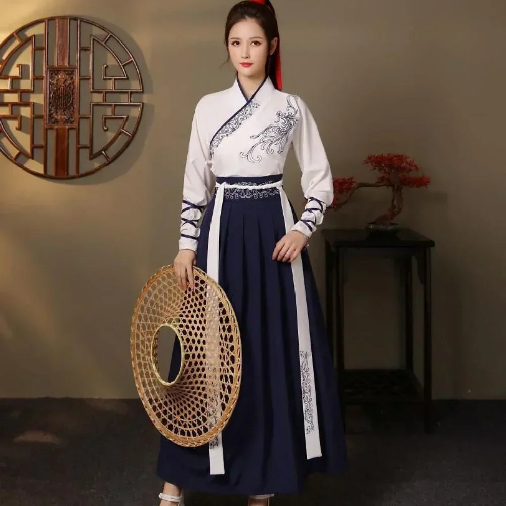 Vintage Style Women Fashion - Setelan 2 Potong Atasan Rok Wanita