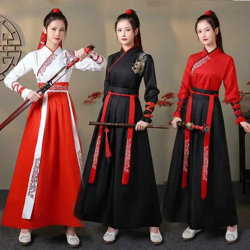 Vintage Style Women Fashion - Rok Atasan Wanita Hanfu Modern Set