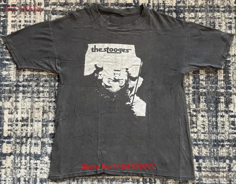 Band Tee Faded 90S - Kaus Pop Antik 90S The Stooges