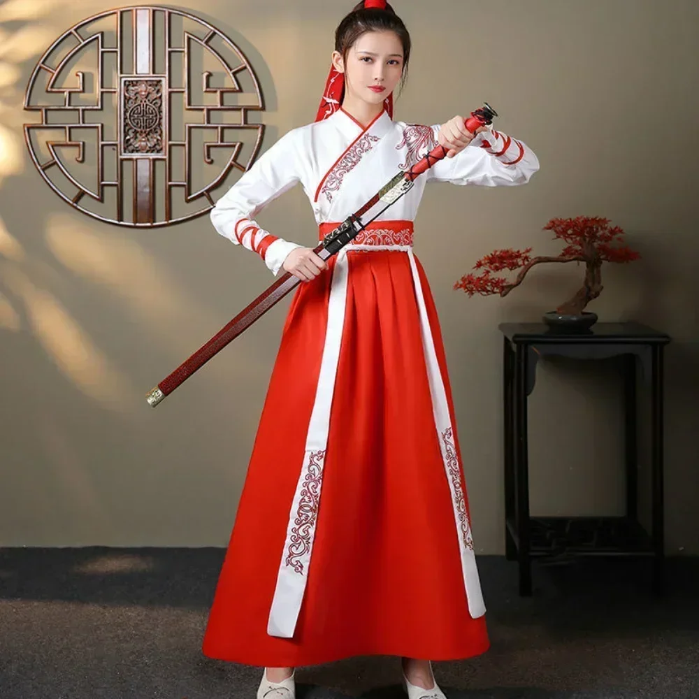 Vintage Style Women Fashion - Rok Atasan Wanita Hanfu Modern Set