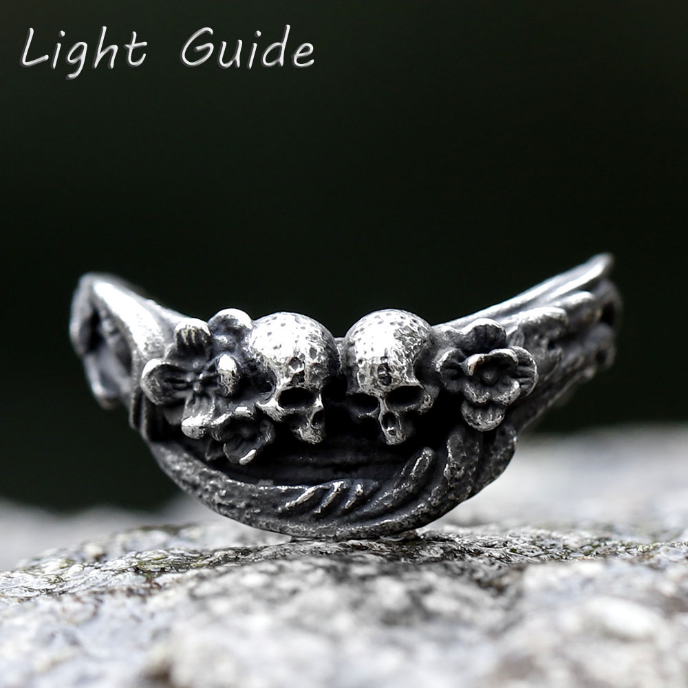 Vintage Fashion Guide - Cincin tengkorak mendominasi bunga Punk mode