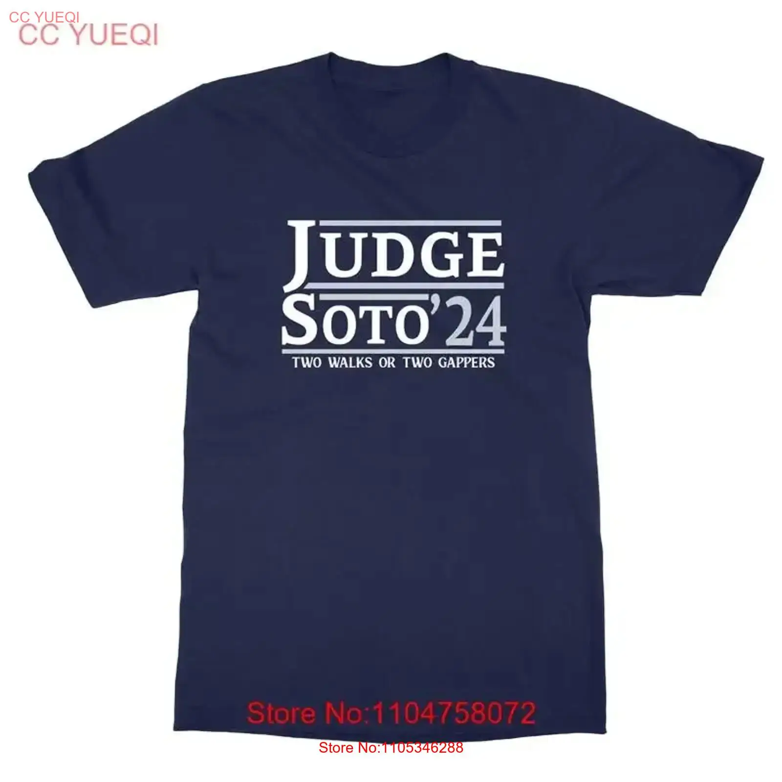 Vintage Fashion York - Kaos Baseball New York Judge Soto
