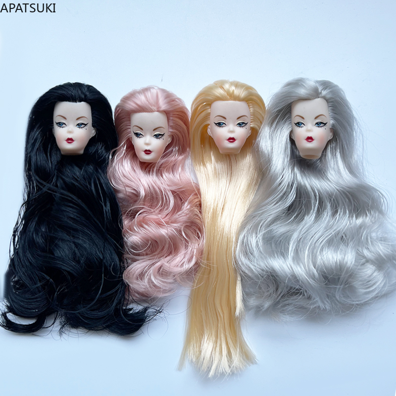 Fashion Y Vintage - Kepala Boneka Rambut Keriting Bergelombang Mata