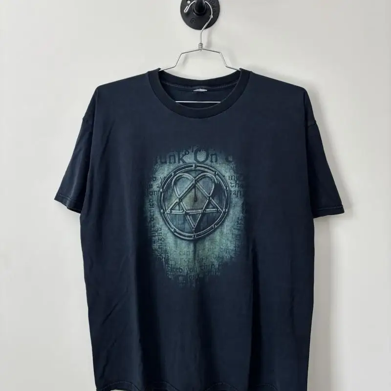 Kaos Vintage HIM Pria Äôs XL H - Band Tee Faded 90S ulasan dan harga
