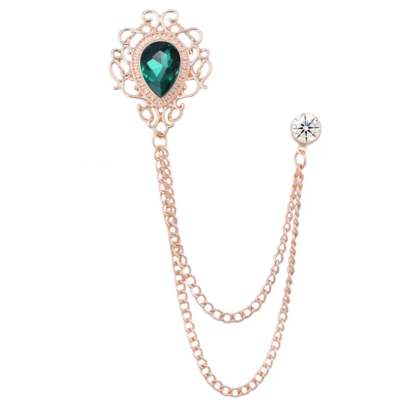 Pin Kerah Kristal Berlian Imit - Vintage Fashion Women ulasan dan harga