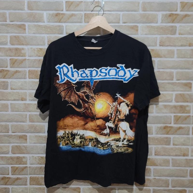 Kaos Hitam Vintage Band Rock R - Band Tee Faded 90S ulasan dan harga