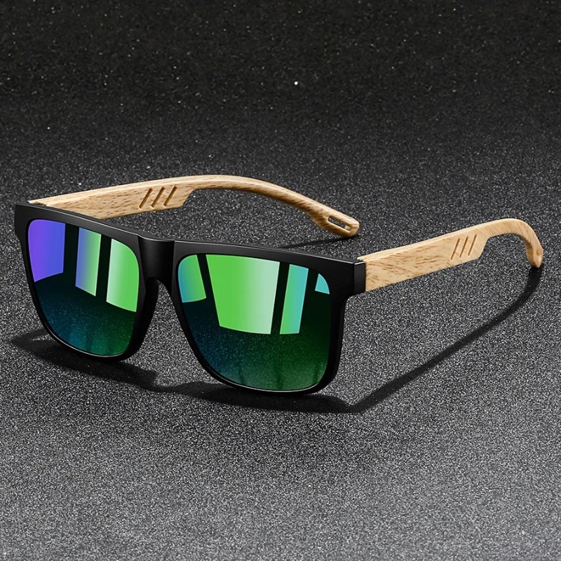 Kacamata Hitam Bingkai Persegi - Vintage Fashion Aesthetic ulasan dan harga