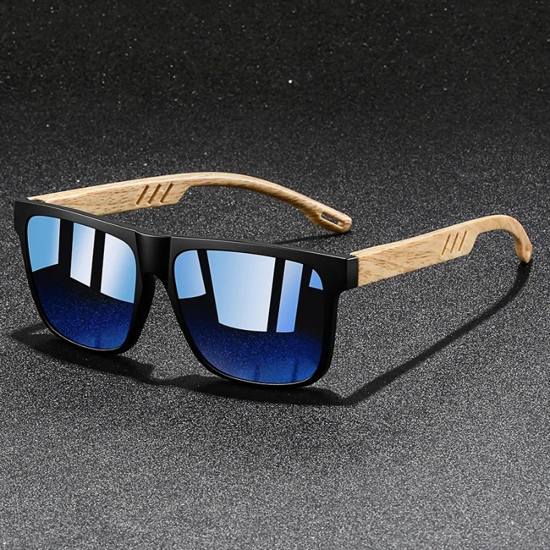 Kacamata Hitam Bingkai Persegi - Vintage Fashion Aesthetic ulasan dan harga