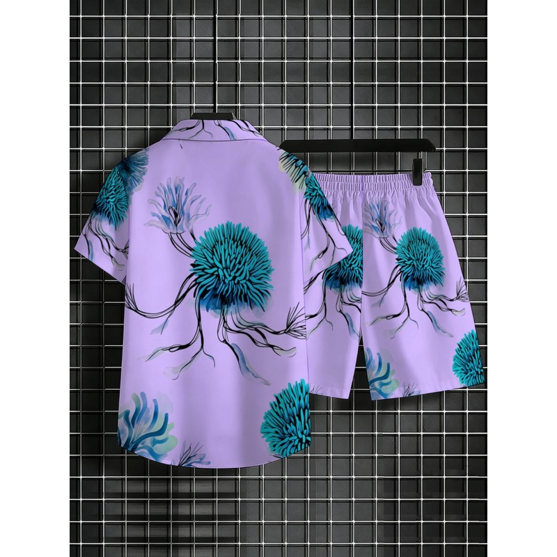 Setelan Kemeja dan Celana Pend - Printed Floral Shirt ulasan dan harga