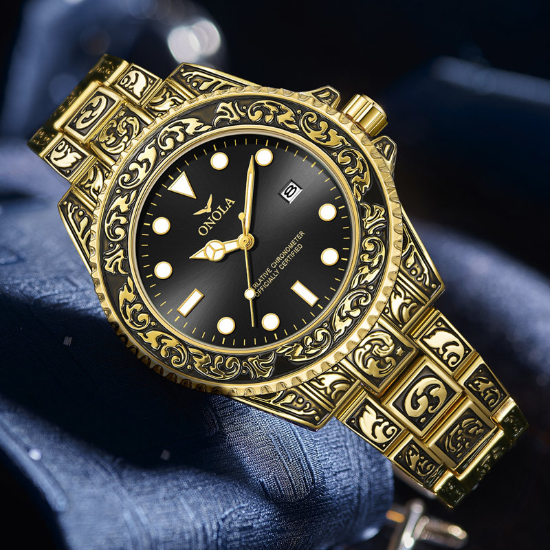 ONOLA jam tangan pria tahan ai - Vintage Fashion Complete ulasan dan harga