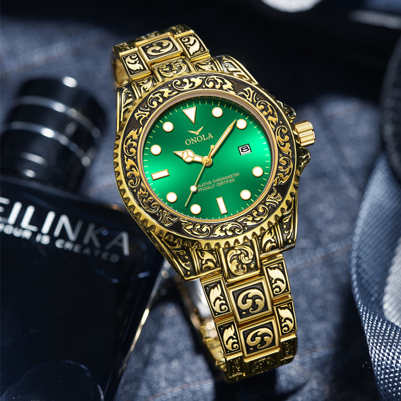 ONOLA jam tangan pria tahan ai - Vintage Fashion Complete ulasan dan harga