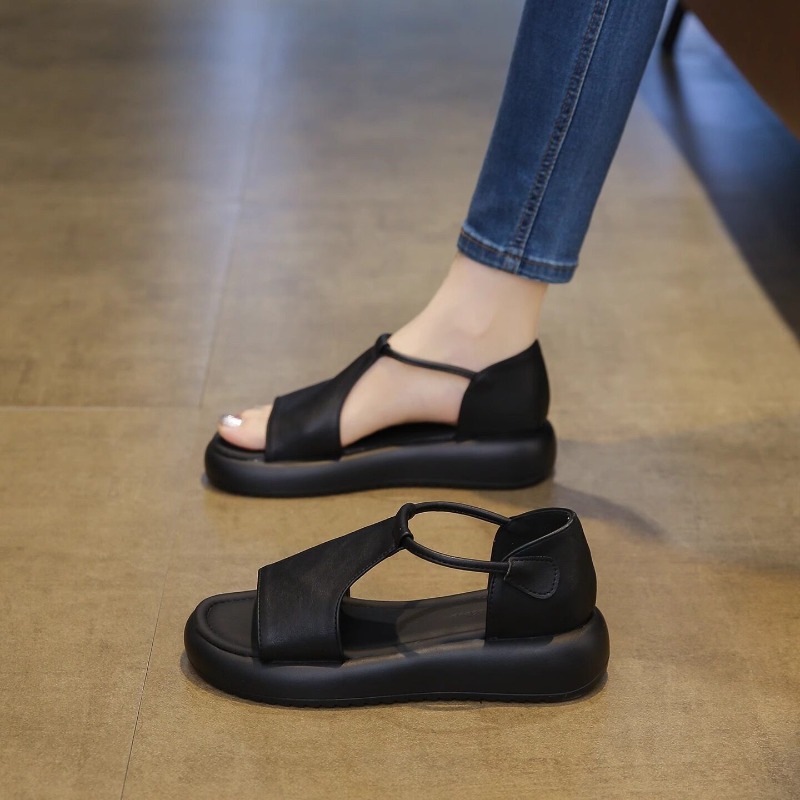 Sandal Datar untuk Wanita, Gay - Vintage Style Women Fashion ulasan dan harga