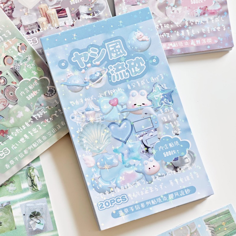 Buku Stiker Kartun Lucu INS Fa - Vintage Fashion Journal ulasan dan harga