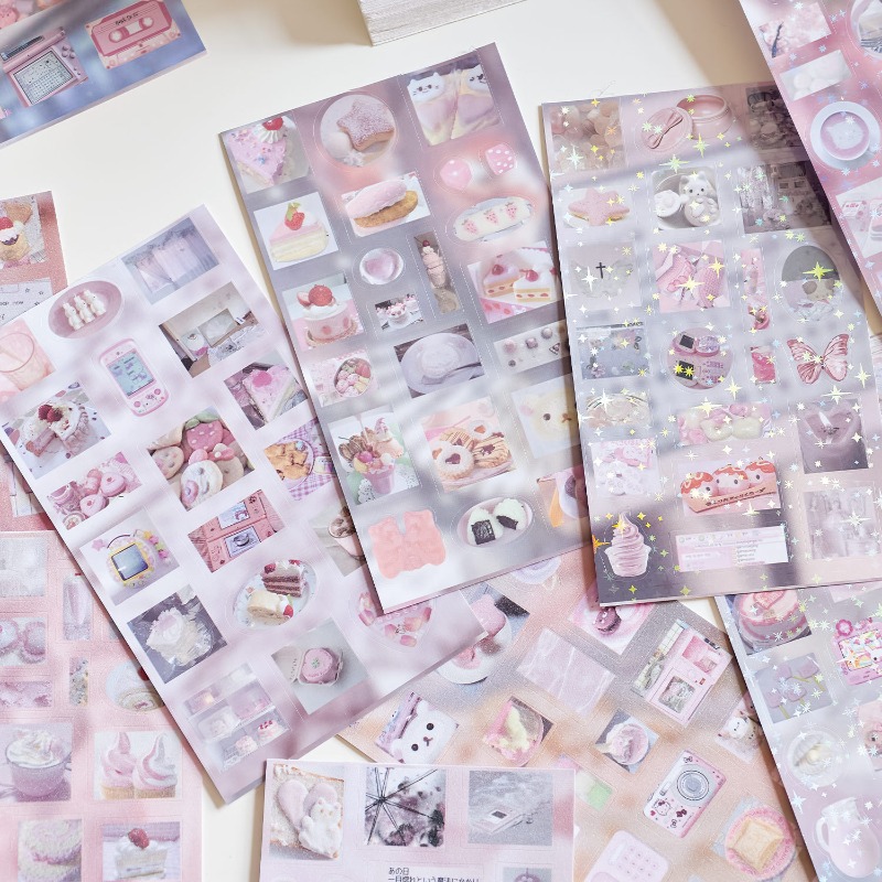 Buku Stiker Kartun Lucu INS Fa - Vintage Fashion Journal ulasan dan harga