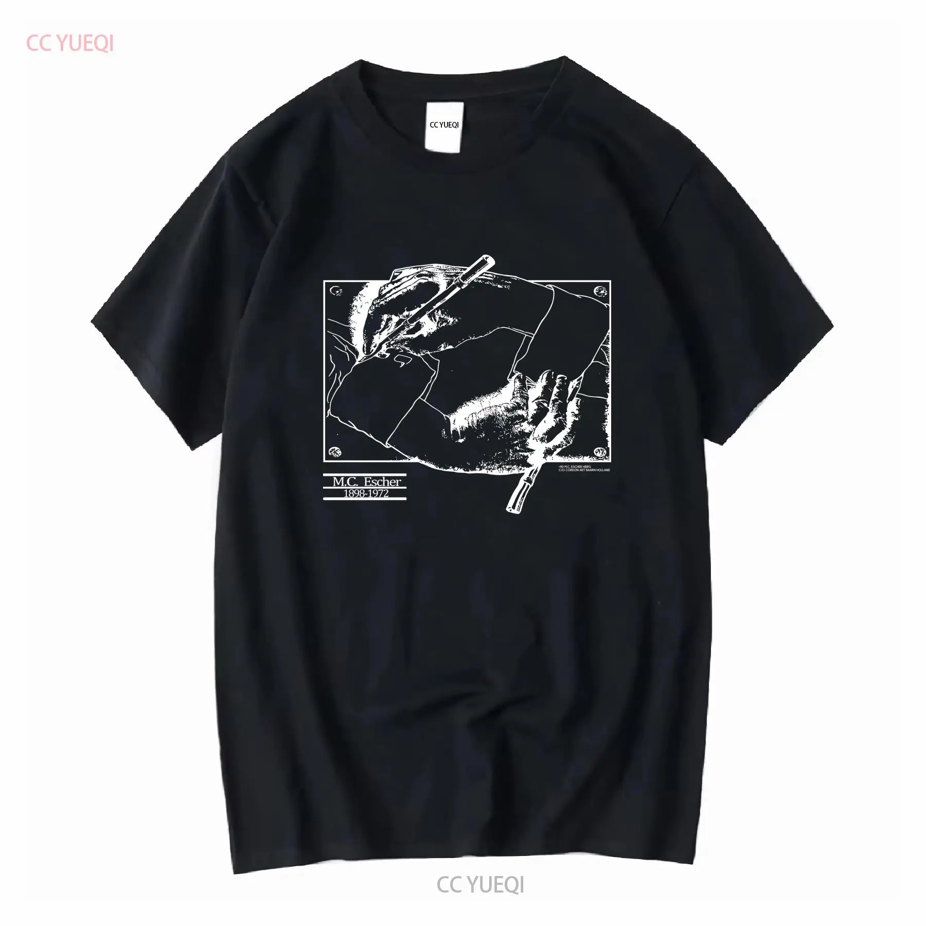 Kaus MC Escher 1990 Antik Sket - Vintage Fashion Sketches ulasan dan harga