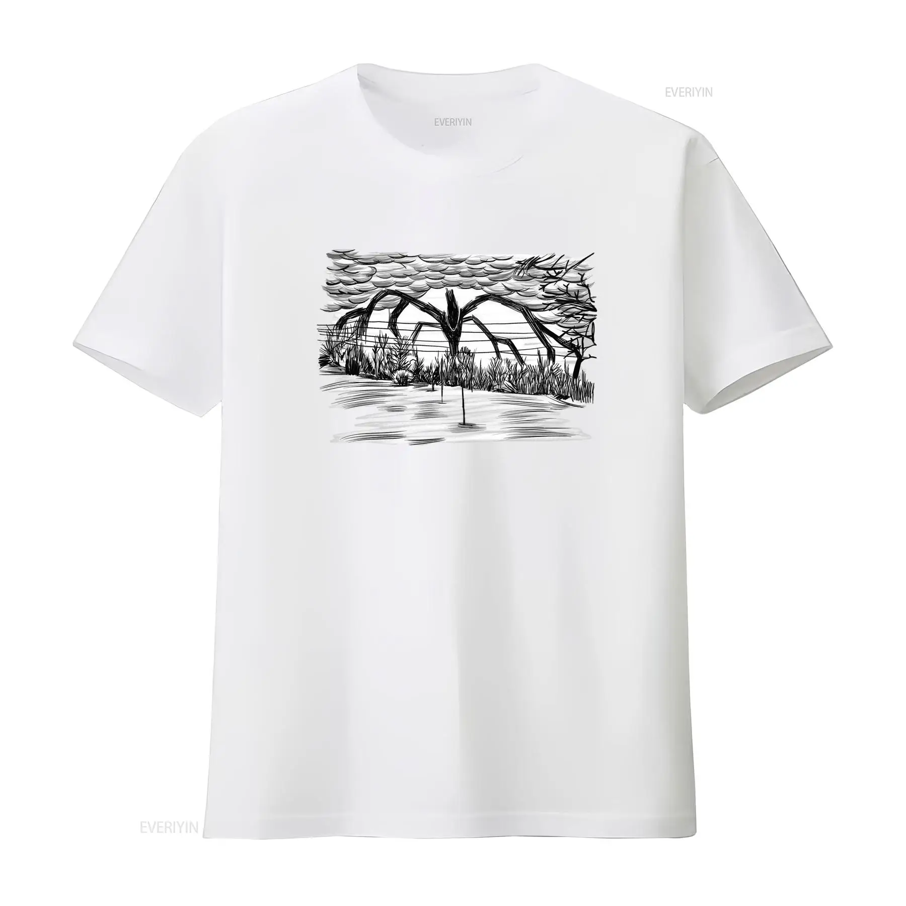 Kaos Santai Motif Seni Sketsa  - Vintage Fashion Sketches ulasan dan harga
