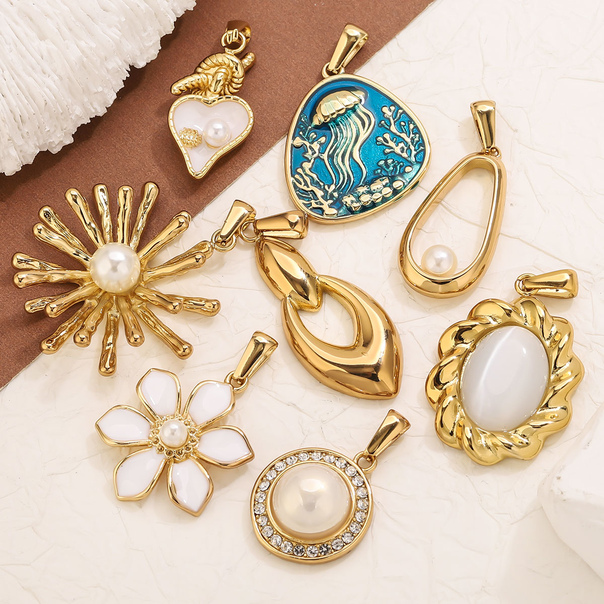 1 Buah Liontin Bunga Baja Taha - Vintage Fashion Blog ulasan dan harga