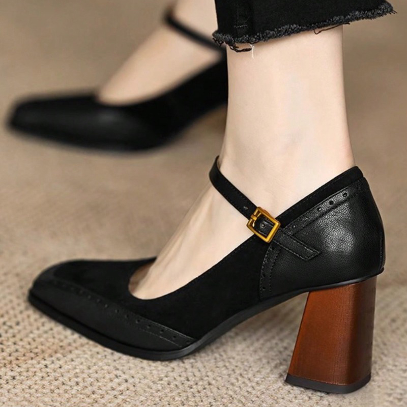 Sepatu Pumps Wanita Model Pran - Vintage Style Women Fashion ulasan dan harga