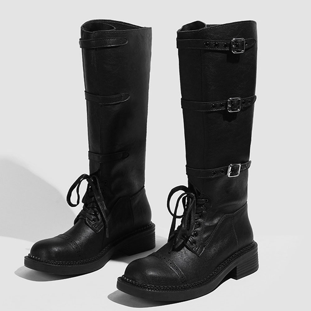 Sepatu Bot Setinggi Lutut Wani - Vintage Style Women Fashion ulasan dan harga