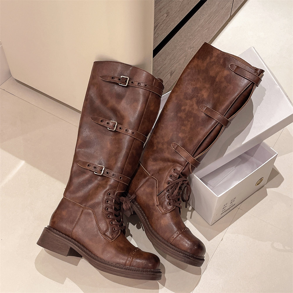 Sepatu Bot Setinggi Lutut Wani - Vintage Style Women Fashion ulasan dan harga