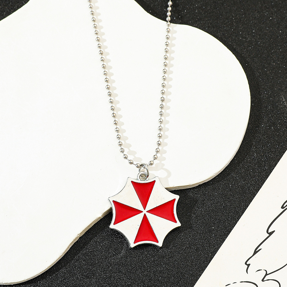 Kalung Liontin Payung Merah Ga - Vintage Fashion Blog ulasan dan harga