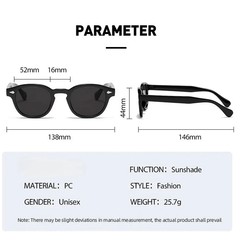 Kacamata Hitam Bulat Vintage W - Vintage Fashion Aesthetic ulasan dan harga