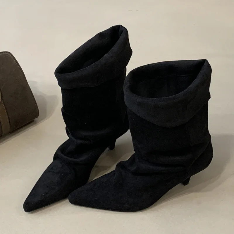 Aneikeh Sepatu Bot Pergelangan - Vintage Style Women Fashion ulasan dan harga