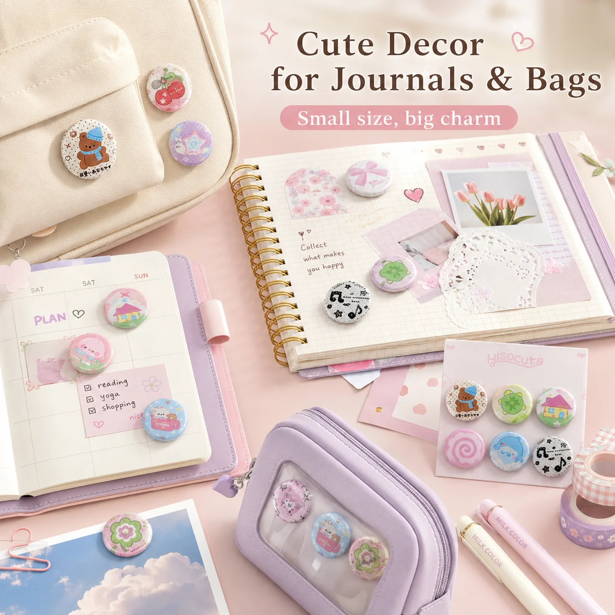 Lencana Pin Mini Student Clove - Vintage Fashion Journal ulasan dan harga