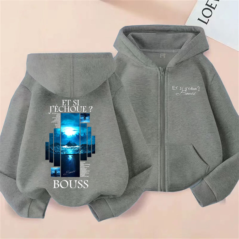 Hoodie Zipper Album Rapper Bou - Vintage Fashion Pop Up ulasan dan harga