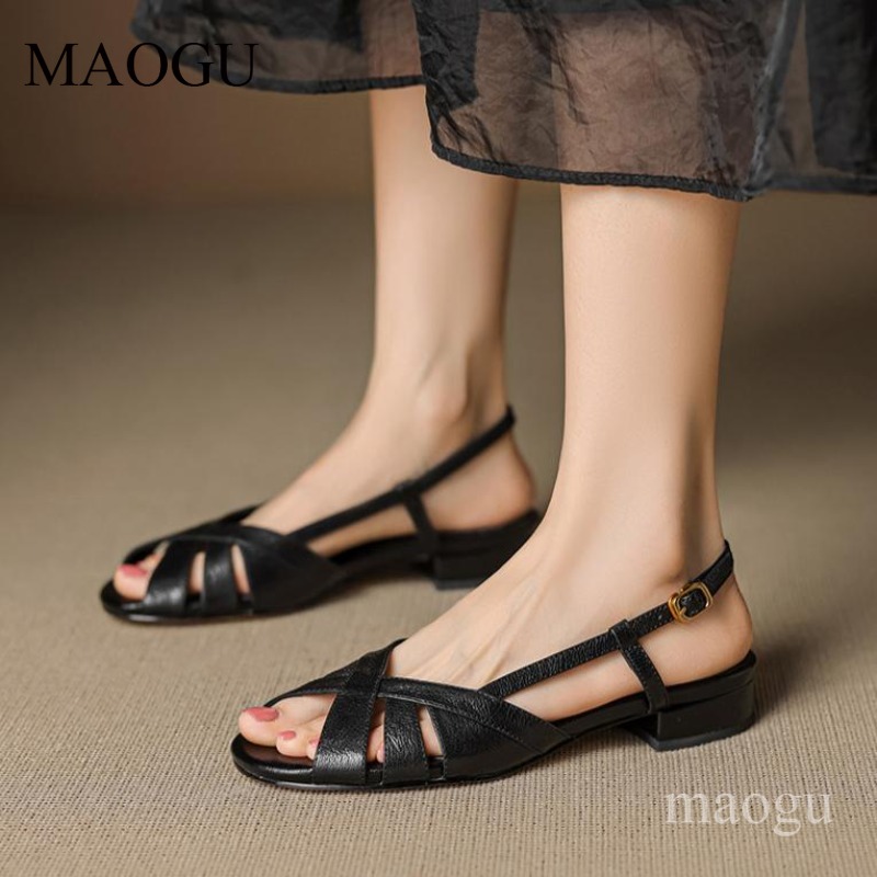 Sandal Slingback Wanita Ujung  - Vintage Style Women Fashion ulasan dan harga