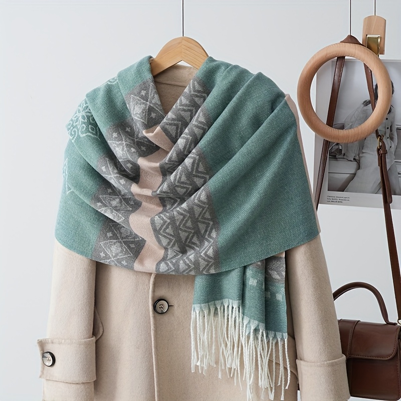 1pc Syal Palsu Gaya Etnis Mult - Vintage Fashion Outfit ulasan dan harga