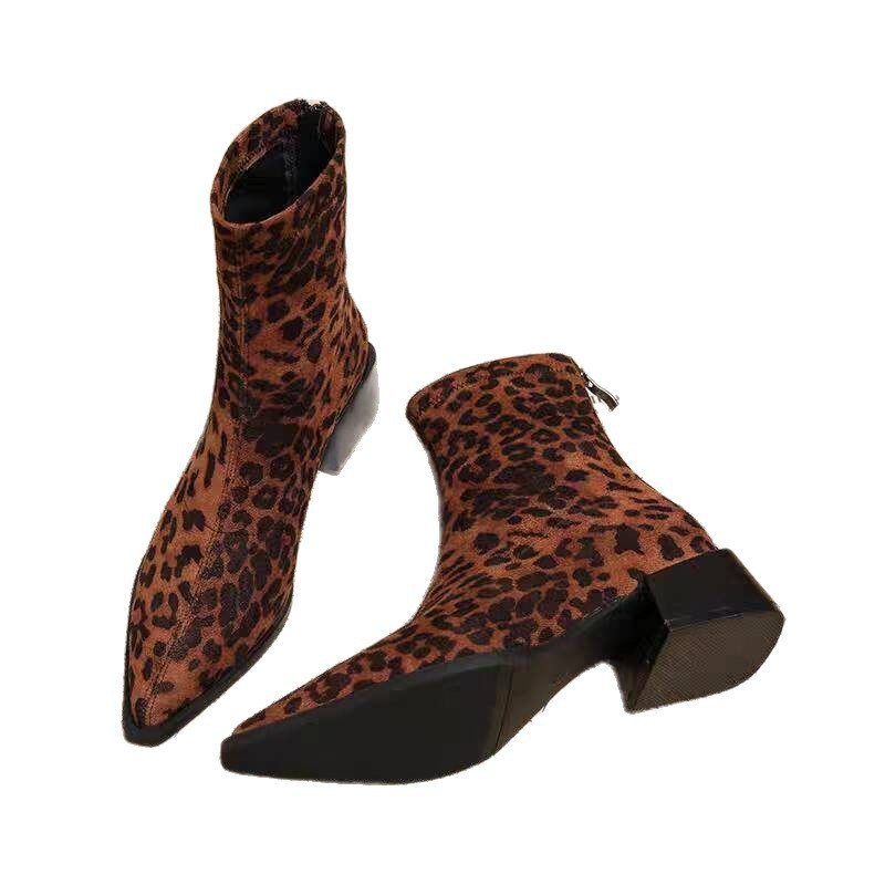 Sepatu Bot Wanita Hak Rendah M - Vintage Fashion Online ulasan dan harga