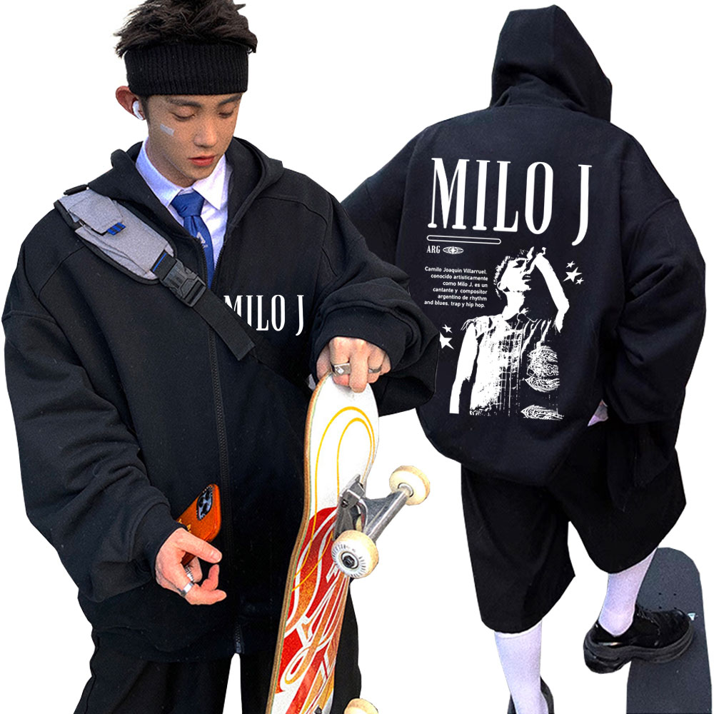 Hoodie Rapper Milo J dengan Re - Vintage Fashion Pop Up ulasan dan harga