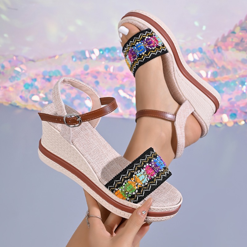 Sepatu Wanita Musim Panas Gaya - Vintage Style Women Fashion ulasan dan harga