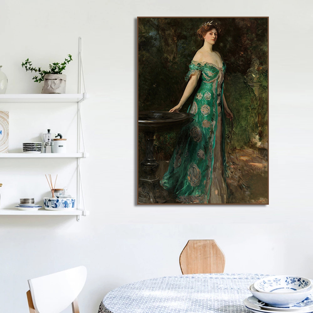 Poster Potret Wanita Renaisans - Vintage Fashion Sketches ulasan dan harga