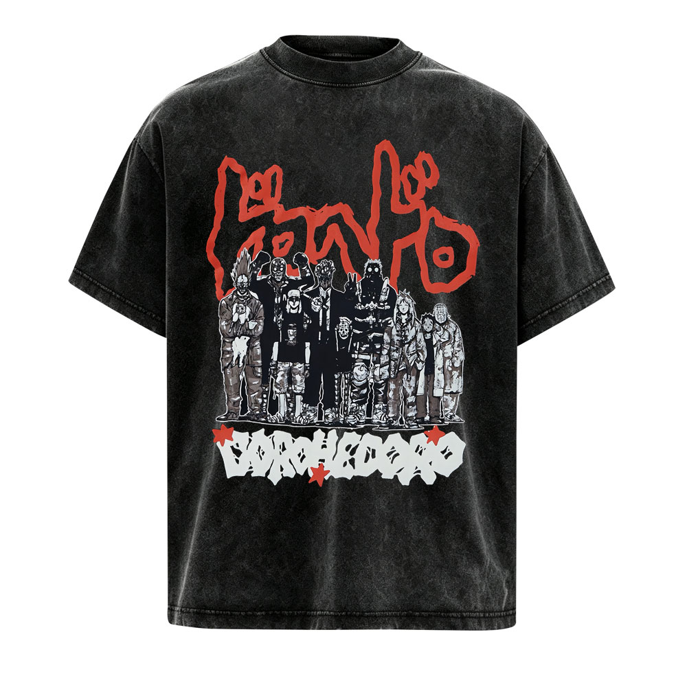 Kaos Anime Dorohedoro Gyoza Cr - Vintage Fashion Bug ulasan dan harga