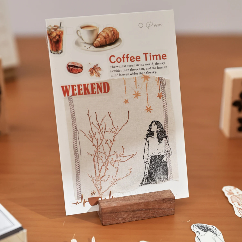 Stempel Kayu Motif Tanaman Vin - Vintage Fashion Journal ulasan dan harga