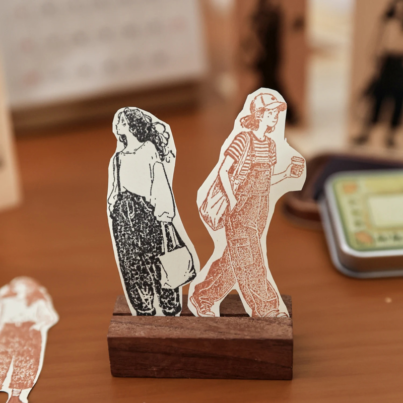 Stempel Kayu Motif Tanaman Vin - Vintage Fashion Journal ulasan dan harga