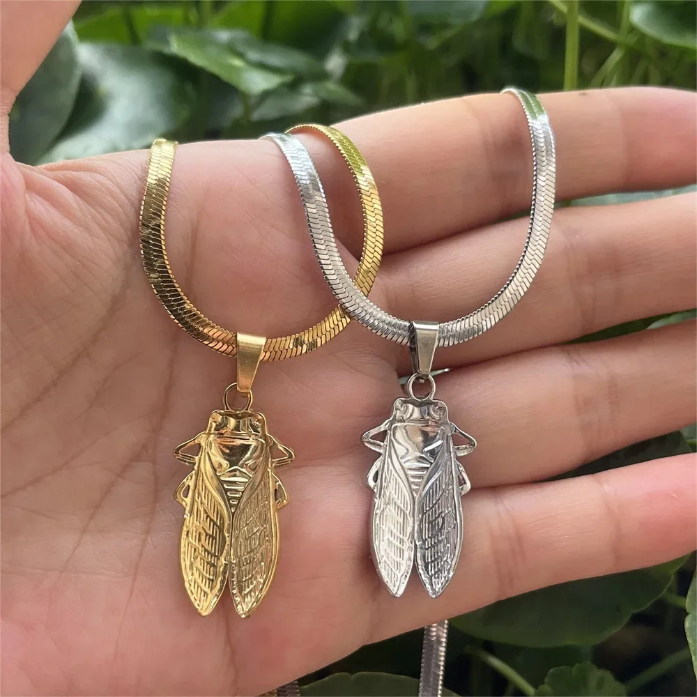 Stainless Steel Cicada besar a - Vintage Fashion Bug ulasan dan harga