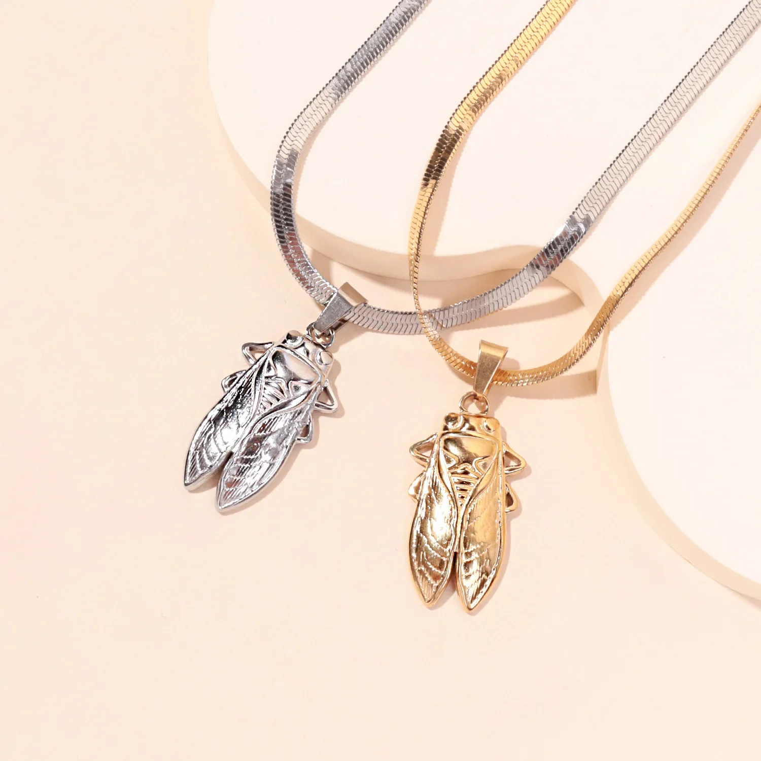 Stainless Steel Cicada besar a - Vintage Fashion Bug ulasan dan harga