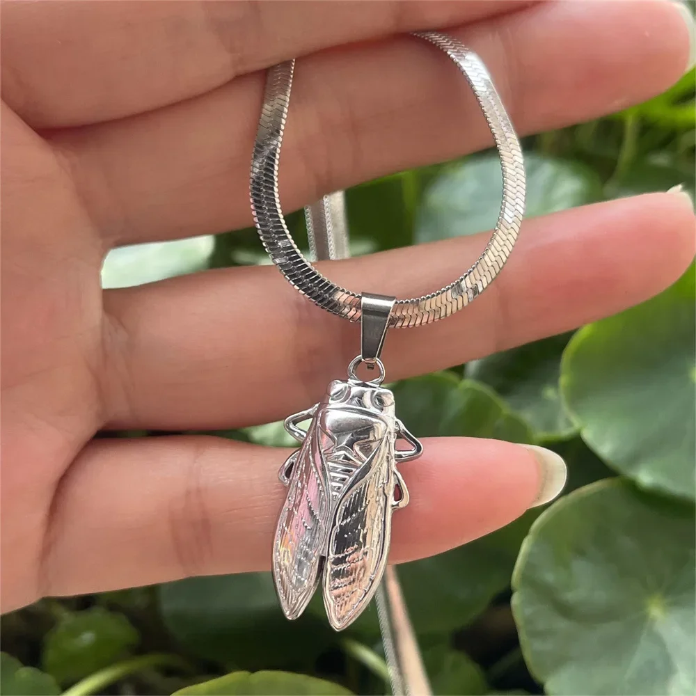 Stainless Steel Cicada besar a - Vintage Fashion Bug ulasan dan harga