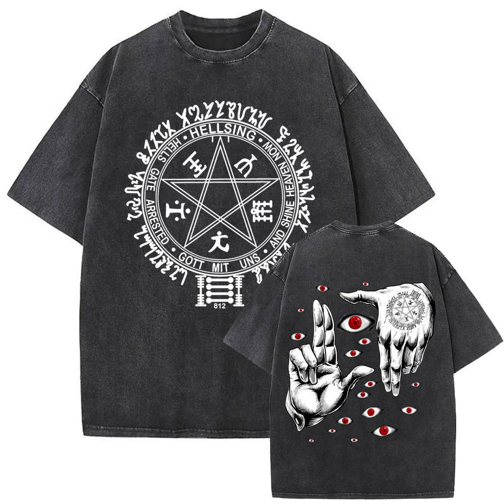 Kaos Pria Vintage Anime Hellsi - Fashion Y Vintage ulasan dan harga