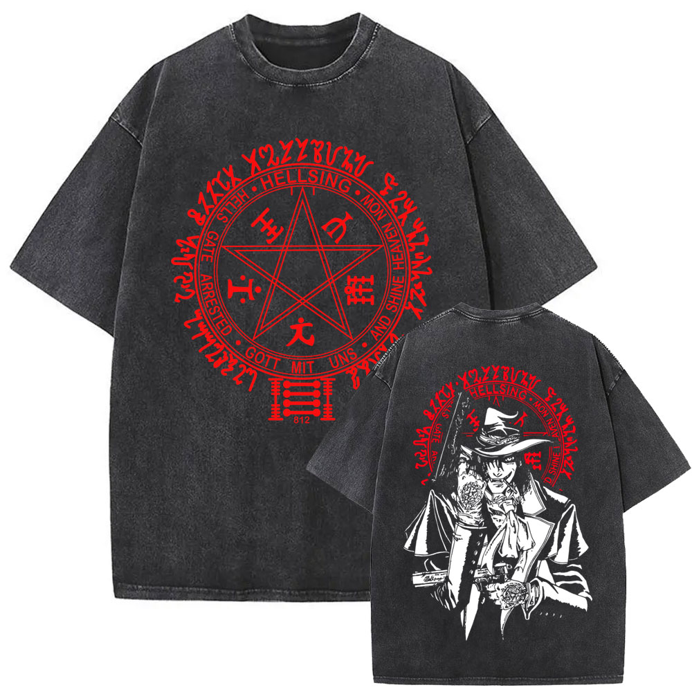Kaos Pria Vintage Anime Hellsi - Fashion Y Vintage ulasan dan harga