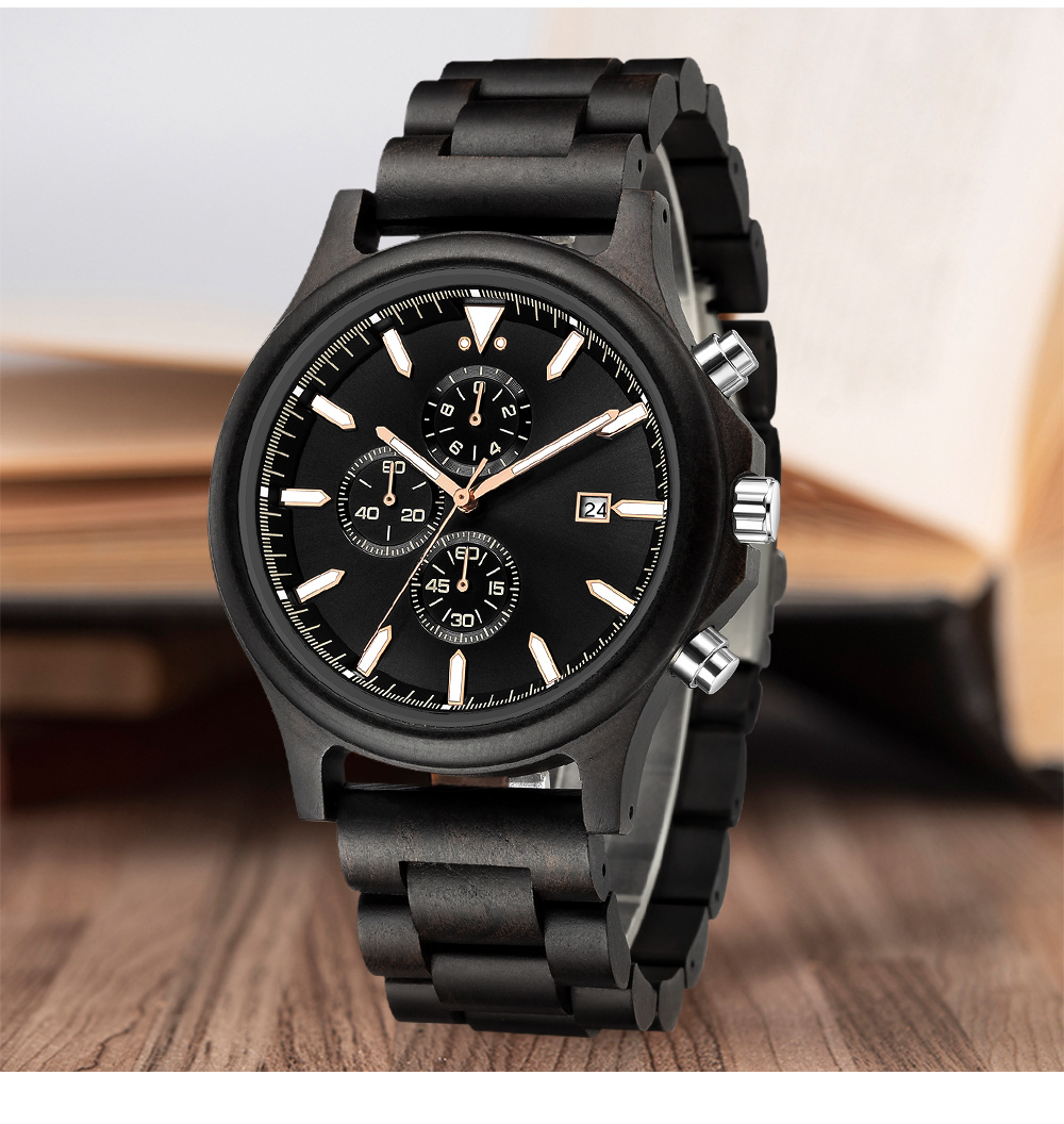 Jam Tangan Kayu untuk Pria Jam - Vintage Fashion Complete ulasan dan harga