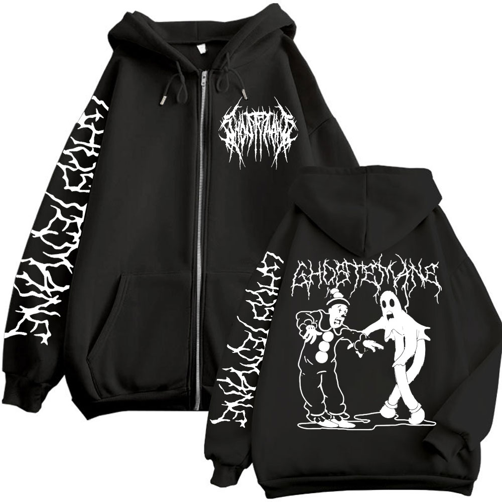 Ghostemane Hoodie Ritsleting G - Vintage Fashion Pop Up ulasan dan harga