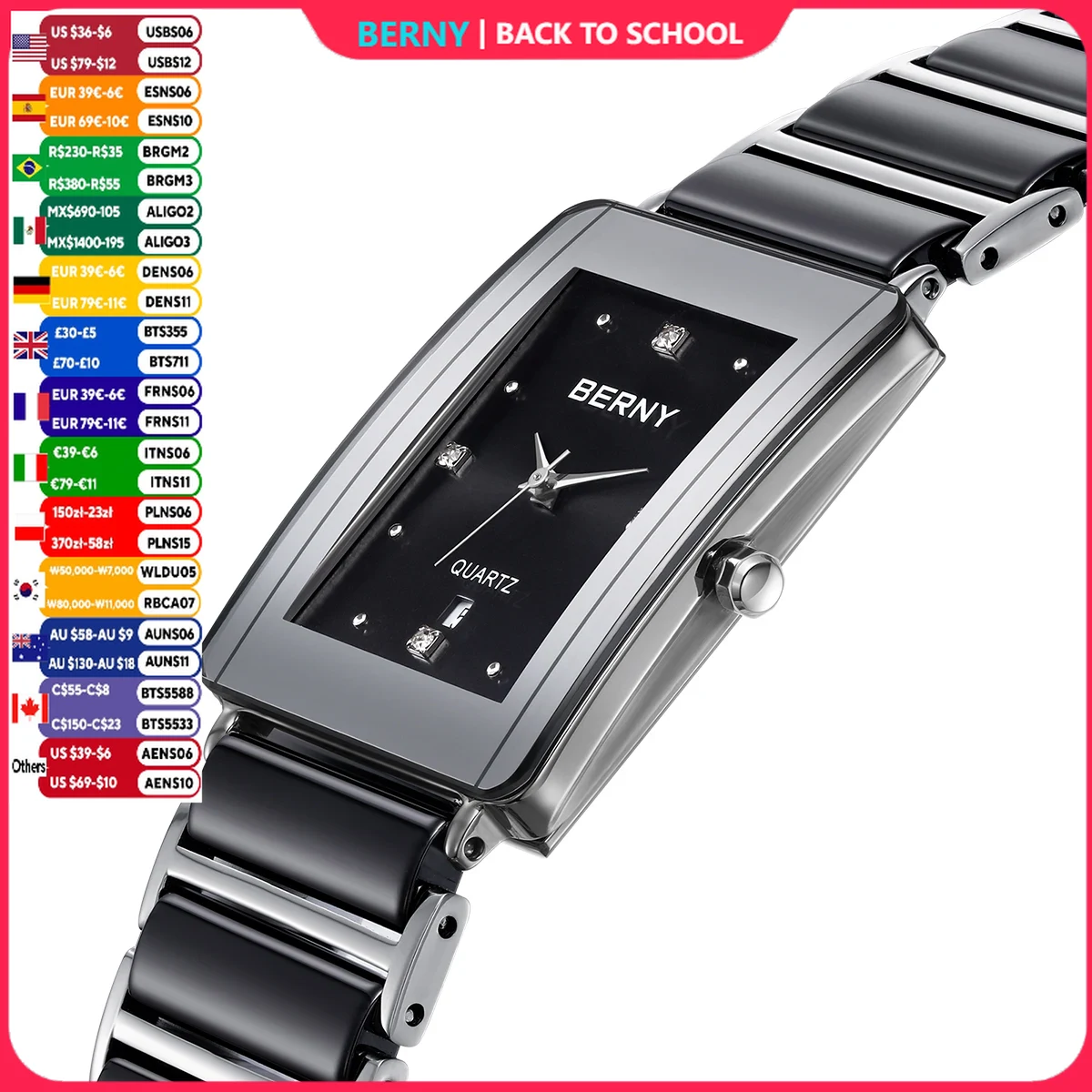 Jam Tangan Keramik BERNY untuk - Vintage Fashion Complete ulasan dan harga