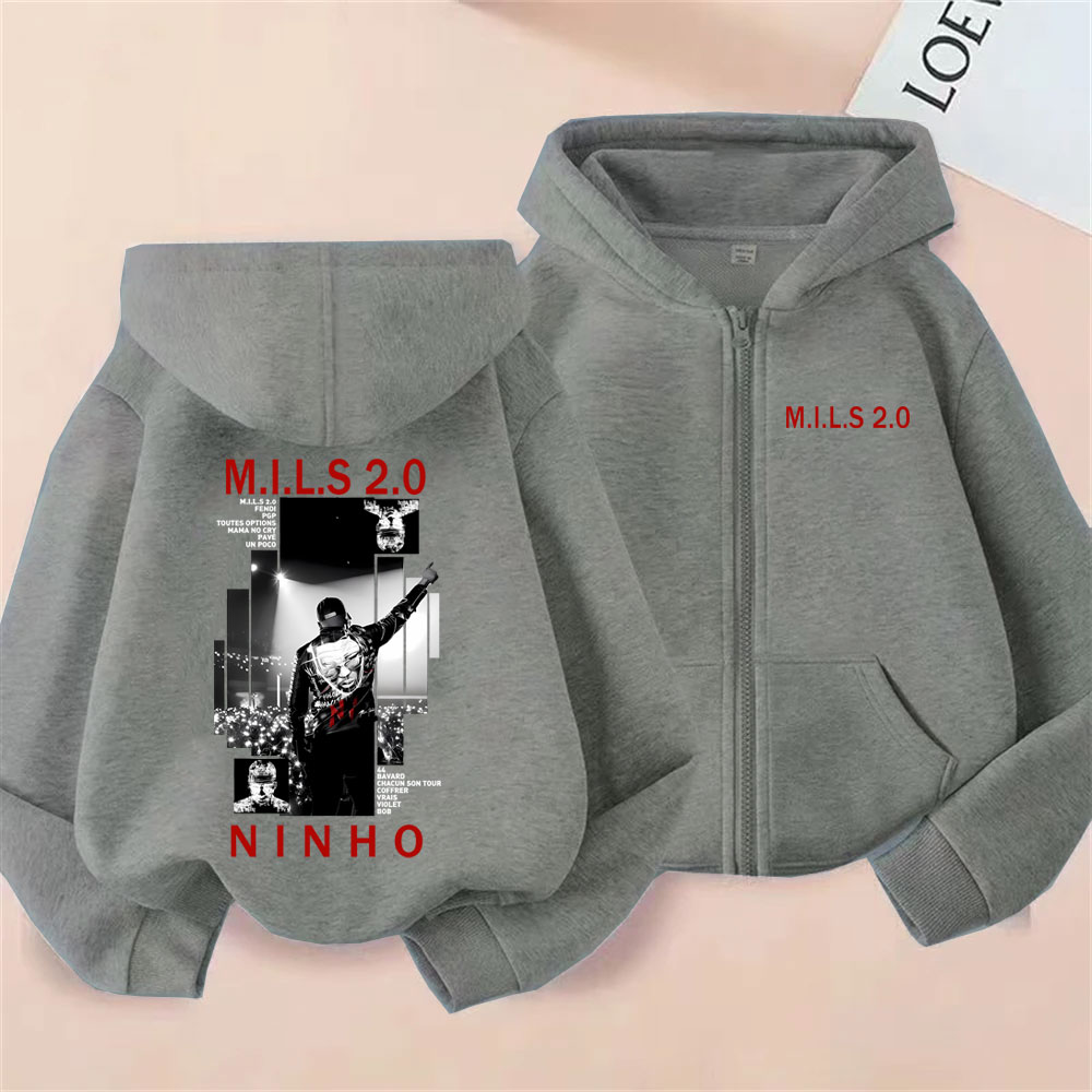 Hoodie Resleting Grafis Album  - Vintage Fashion Pop Up ulasan dan harga